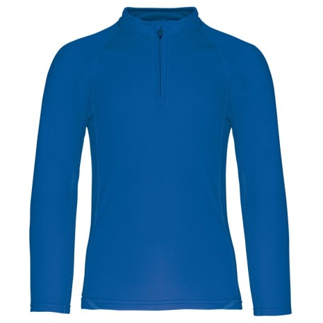 Sportshirt met lange mouwen ¼ ritssluiting voor kinderen