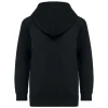 Kinder fleece hoodie met rits