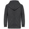 Kinder fleece hoodie met rits