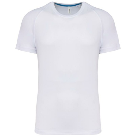 Gerecycled herensport-T-shirt met ronde hals