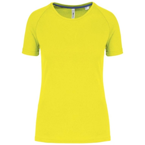 Gerecycled damessport-T-shirt met ronde hals