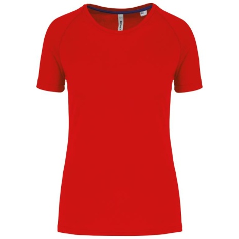 Gerecycled damessport-T-shirt met ronde hals