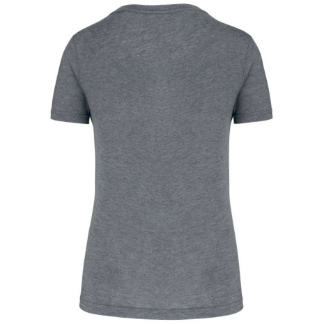 Damessport-T-shirt triblend met ronde hals