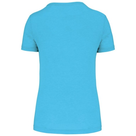 Damessport-T-shirt triblend met ronde hals