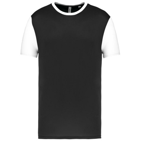 Volwassen tweekleurige jersey met korte mouwen