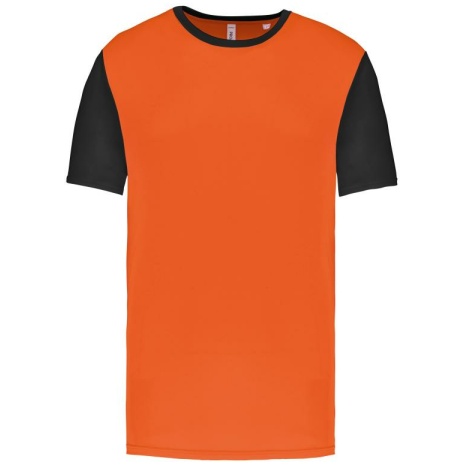 Volwassen tweekleurige jersey met korte mouwen
