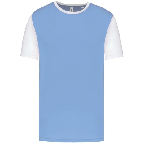 Volwassen tweekleurige jersey met korte mouwen