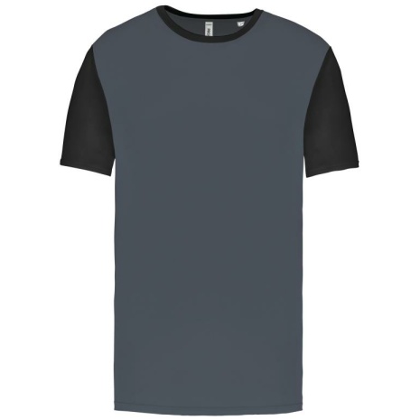 Volwassen tweekleurige jersey met korte mouwen