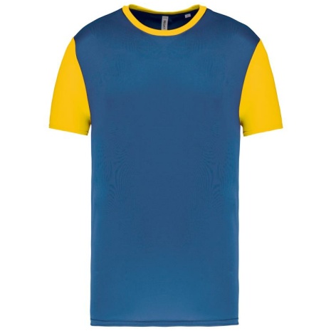 Volwassen tweekleurige jersey met korte mouwen