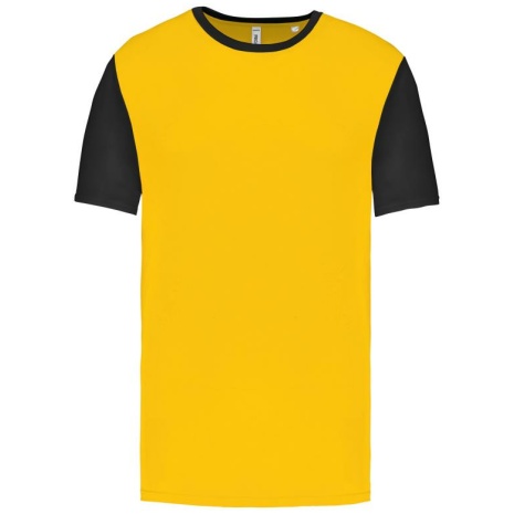 Volwassen tweekleurige jersey met korte mouwen