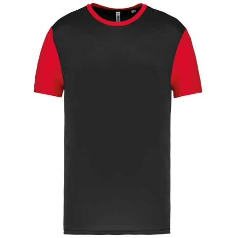 Tweekleurige jersey met korte mouwen voor kinderen
