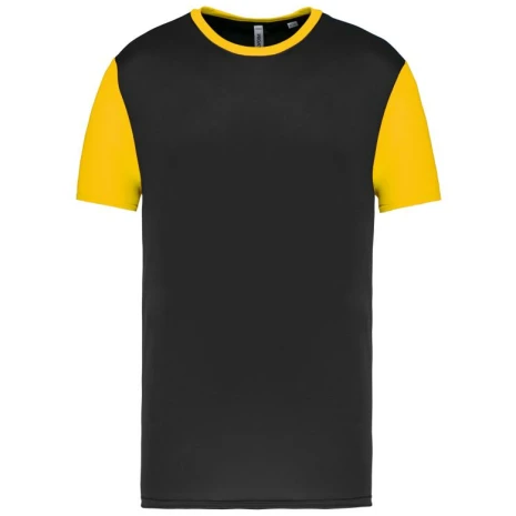 Tweekleurige jersey met korte mouwen voor kinderen