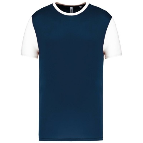 Tweekleurige jersey met korte mouwen voor kinderen