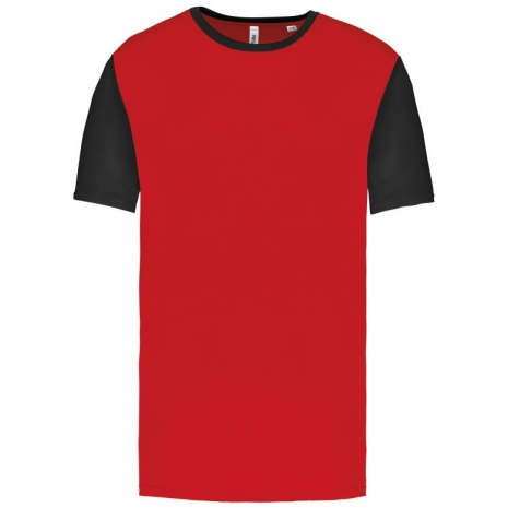 Tweekleurige jersey met korte mouwen voor kinderen