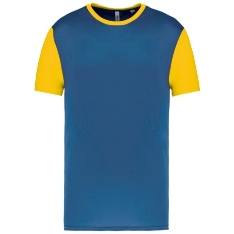 Tweekleurige jersey met korte mouwen voor kinderen