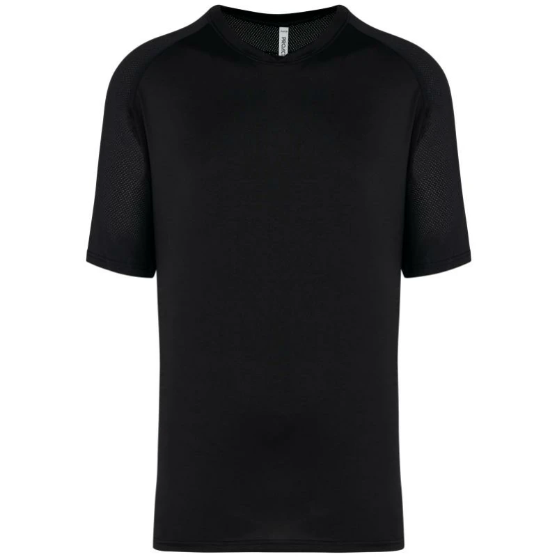 Tweekleurig padel-T-shirt met raglanmouwen voor heren