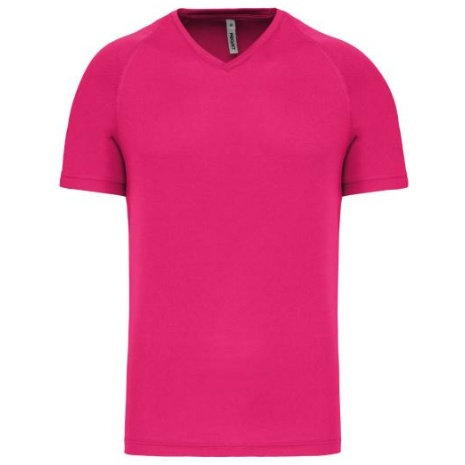 Heren-sport-t-shirt V-hals