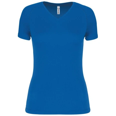 Dames sport-t-shirt V-hals