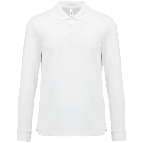 Polo lange mouwen Cool Plus® volwassene
