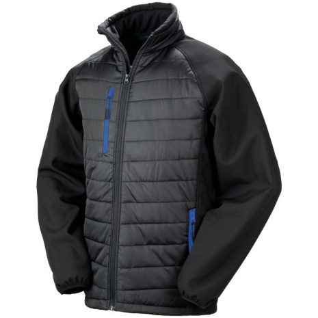 Black compass gewatteerde softshelljas
