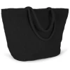 Shopper Van Gevlochten Jute Met Gebreide Look Shopper van gevlochten jute met gebreide look