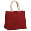 Shopper van jutecanvas - middelgroot model