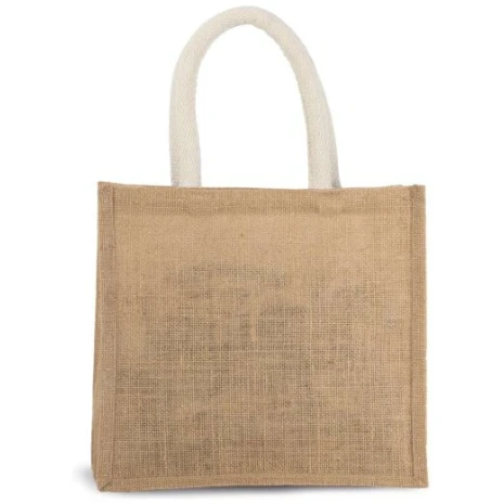 Shopper van jutecanvas - middelgroot model