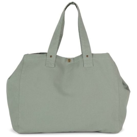 Shopper van verwassen katoen