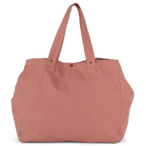 Shopper van verwassen katoen