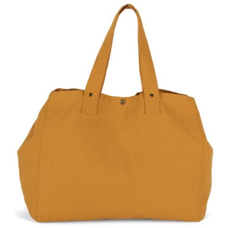 Shopper van verwassen katoen