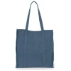 Met de hand geweven shopper van canvas