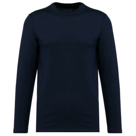 Supima® heren-T-shirt ronde hals lange mouwen