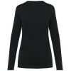 Supima® dames-T-shirt ronde hals lange mouwen