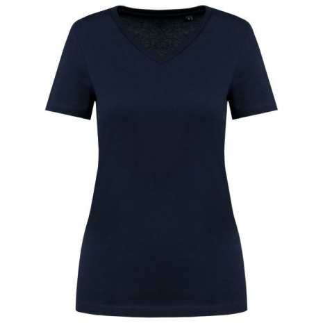 Supima® dames-T-shirt V-hals korte mouwen