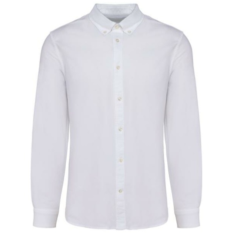 Oxford-herenhemd lange mouwen