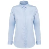 Damesoverhemd van twill met lange mouwen