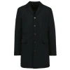 Gestructureerde trenchcoat voor heren